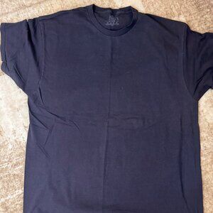 Hanes Navy Blue S/S Cotton T-shirt, Perfect Condition, XL